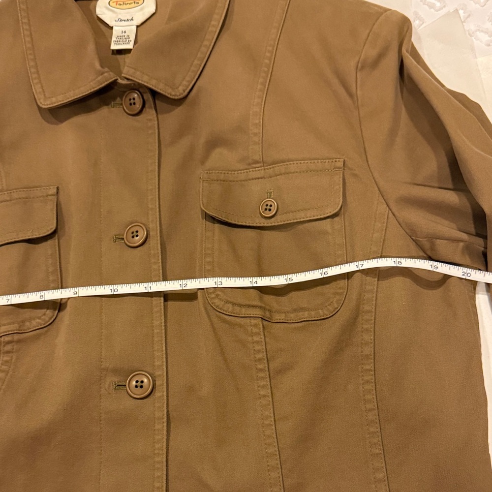 Talbots Brown/Olive Utility Jacket - image 6